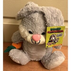 Pooter Cottontail Farting Bunny Plush - Hilarious Gag Gift with Fart Sound Butto